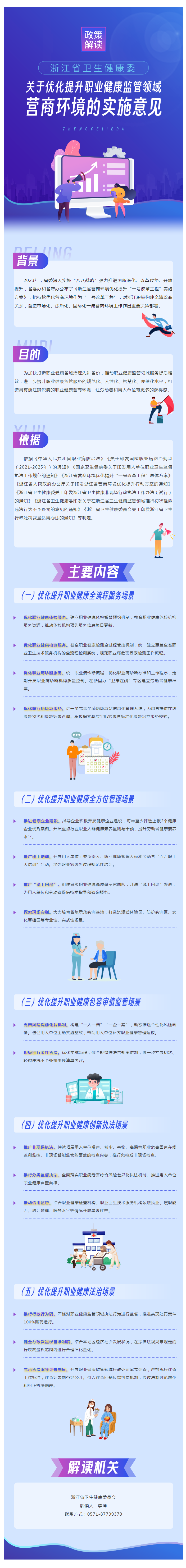 政策解读 _ 《浙江省卫生健康委关于优化提升职业健康监管领域营商环境的实施意见》-1.png